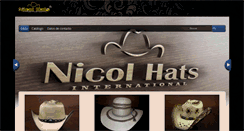 Desktop Screenshot of nicolhats.com.mx